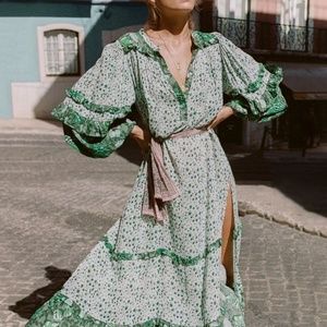 Spell and Gypsy Winona Boho Maxi XL in Ivy, RARE